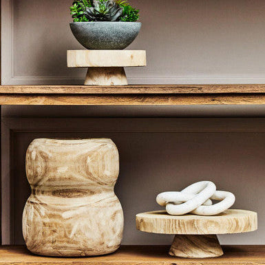 Arlo Natural Wooden Vase