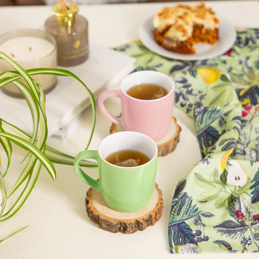 350ml Multi Coloured Coffee Mugs - Pack of Six