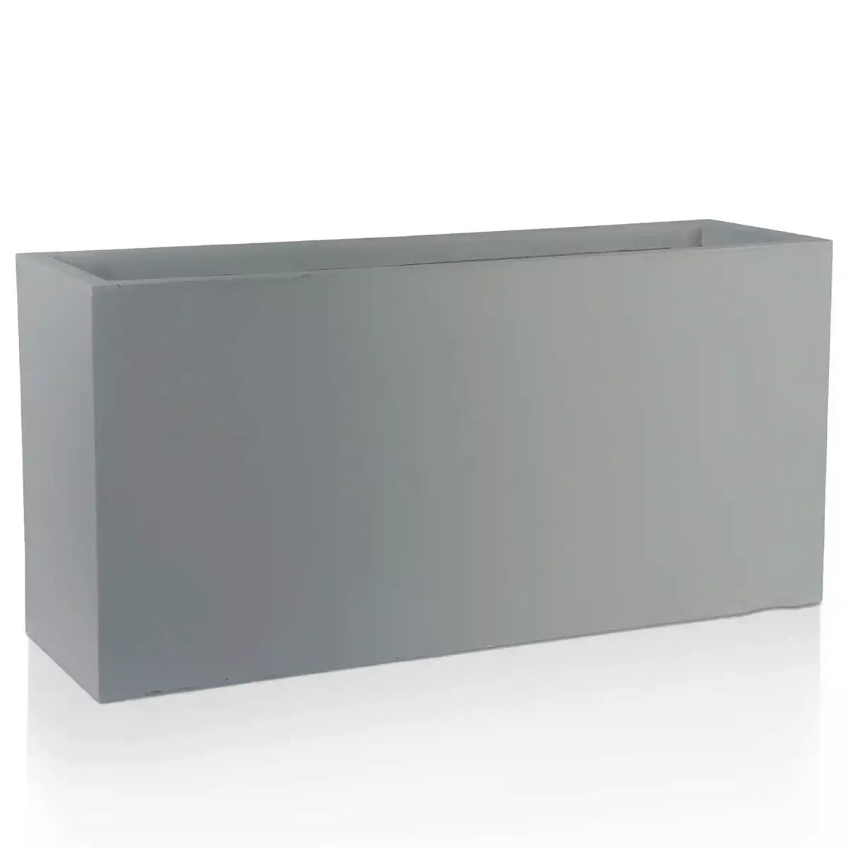 IDEALIST Lite Contemporary Trough Garden Planter, Light Concrete Outdoor Plant Pot H30 L65 W19 cm, 37L