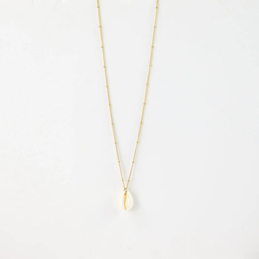 Cowrie Shell Chain Necklace