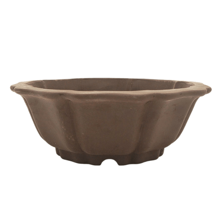 Unglazed Bonsai Pot Round | 18cm x 18cm x 5cm | YB1123