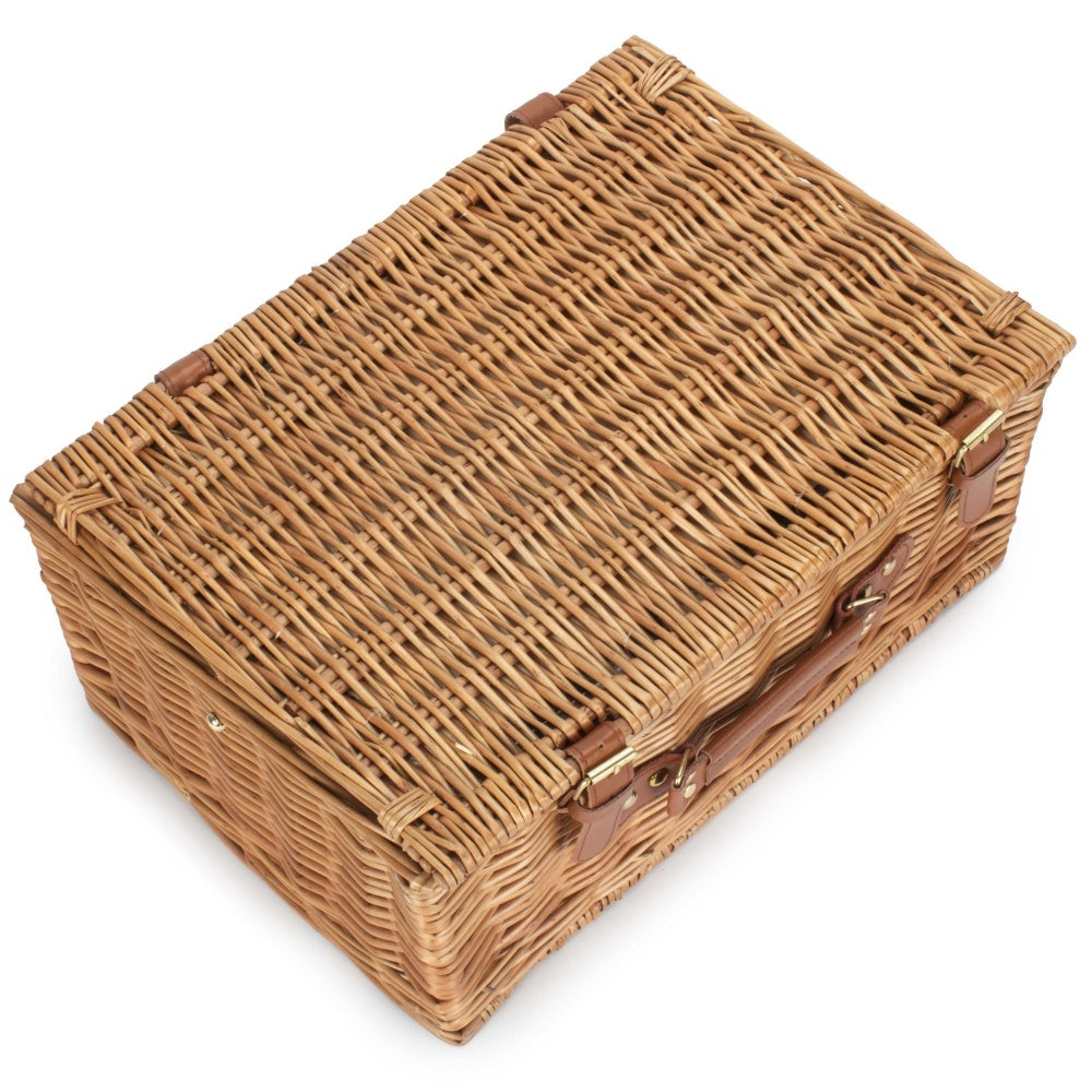 Ravenstor 2 Person Fitted Wicker Picnic Basket-3