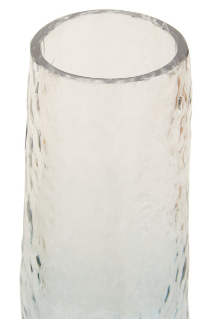 Brock Large Blue Ombre Glass Vase