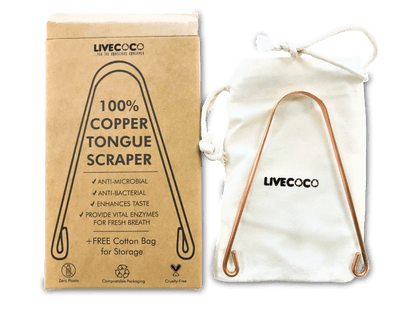 Pure Copper Tongue Scraper (anti-microbial)