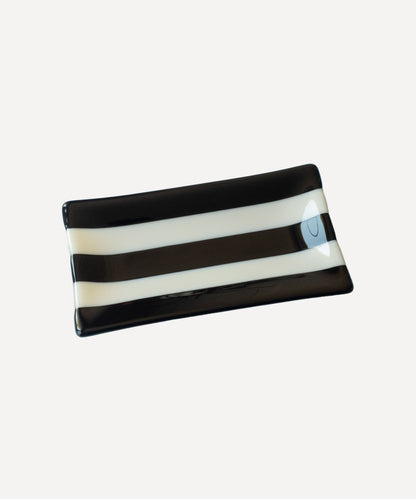 21x12cm Striped Dual Coloured Large Tray - Bullseye Collection