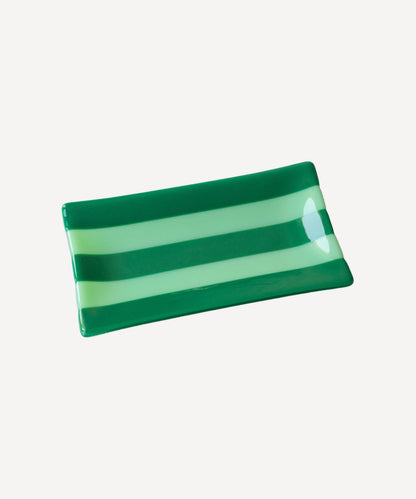 21x12cm Striped Dual Coloured Large Tray - Bullseye Collection