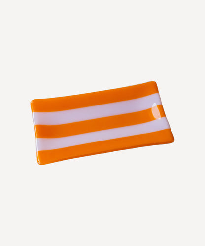 21x12cm Striped Dual Coloured Large Tray - Bullseye Collection