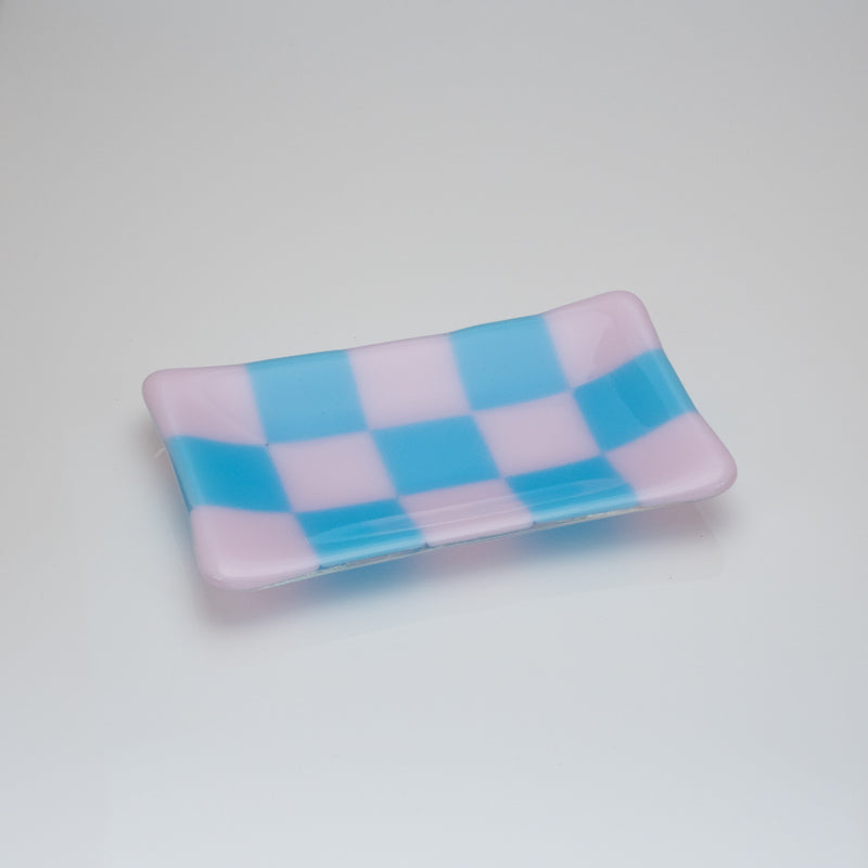 15x8cm Chequered Dual Coloured Medium Tray - Bullseye Collection