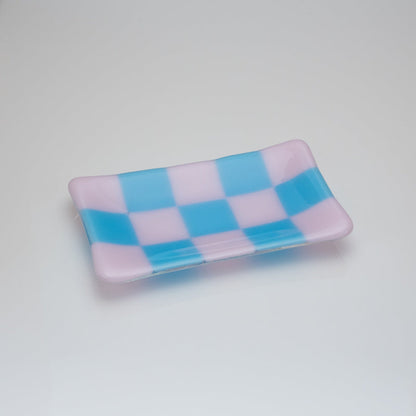 15x8cm Chequered Dual Coloured Medium Tray - Bullseye Collection