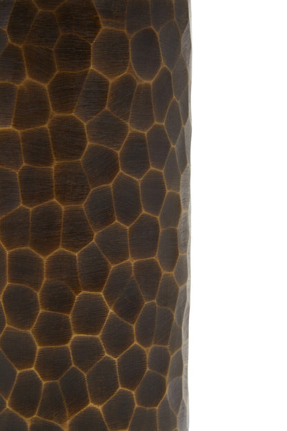 Akola Small Antique Gold Metal Vase