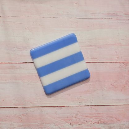 10cm Striped Dual Coloured Coaster - Bullseye Collection