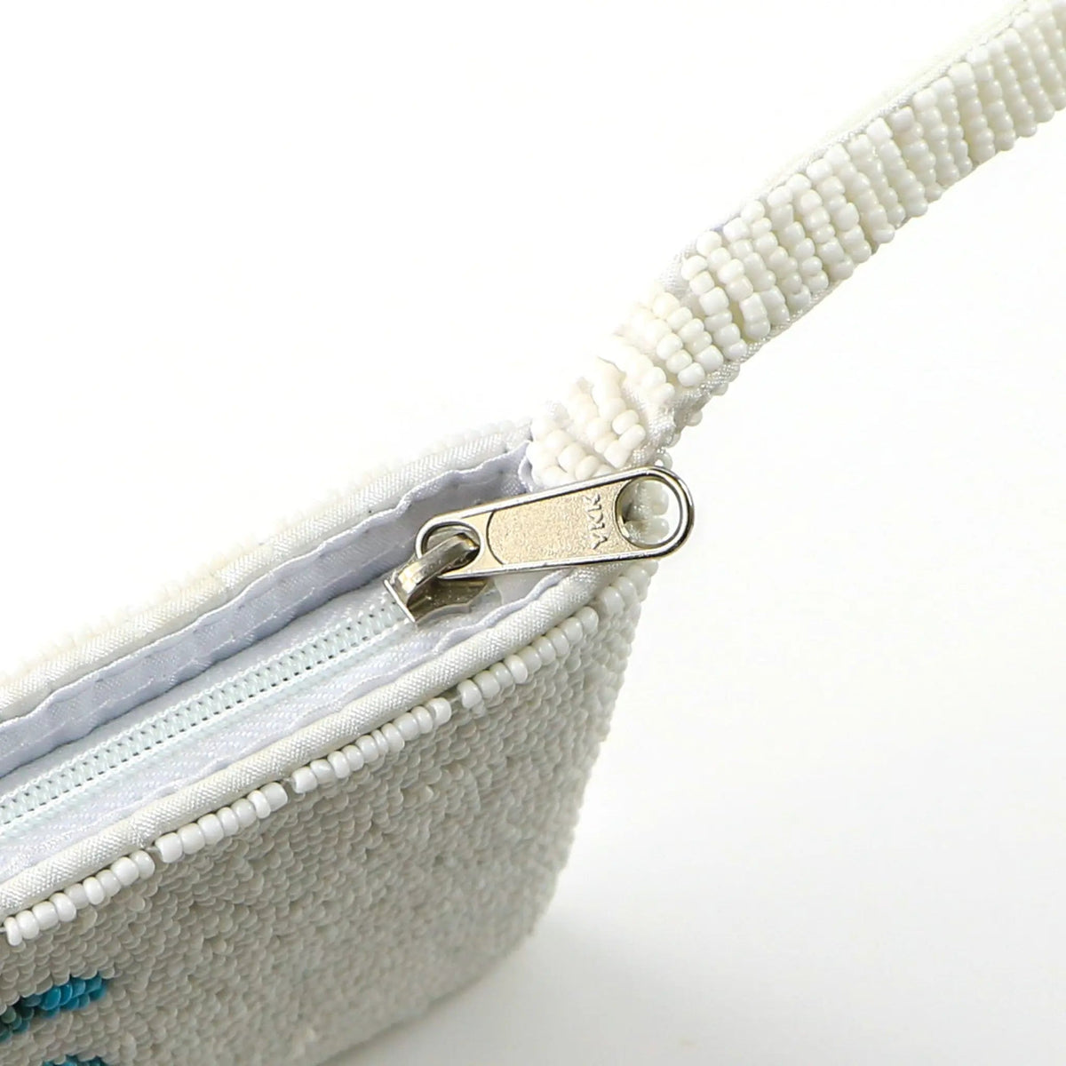 Small Palm Tree Beaded Pouch