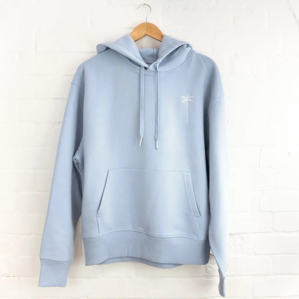 Palm Tree Embroidered Hoodie