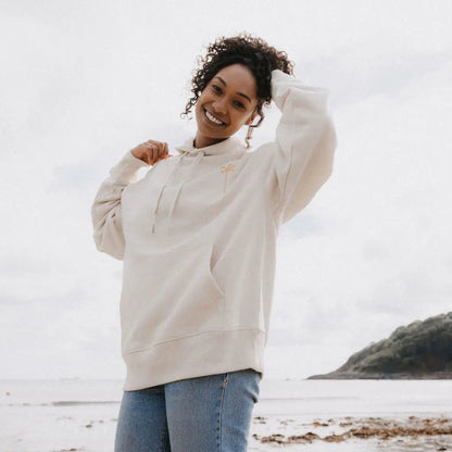 Palm Tree Embroidered Hoodie