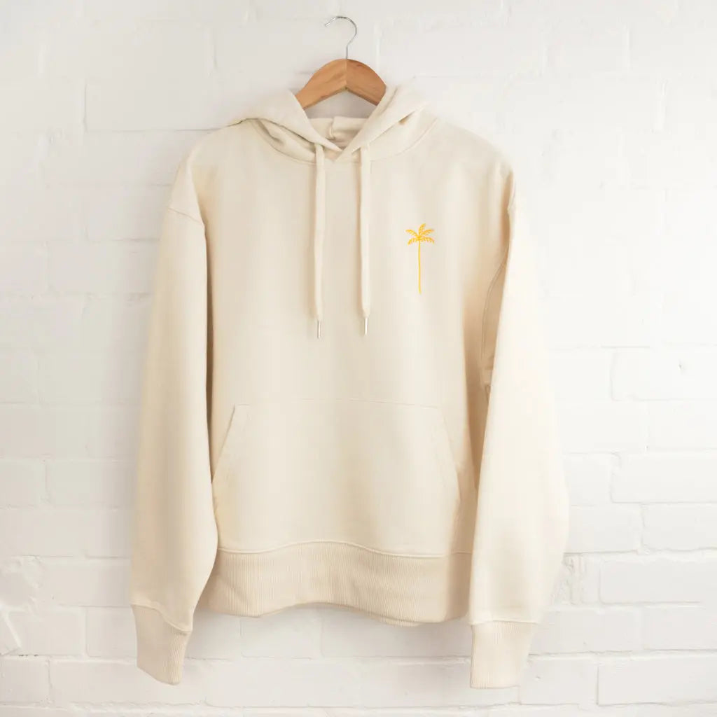Palm Tree Embroidered Hoodie