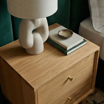 Wright Oak Bedside Table