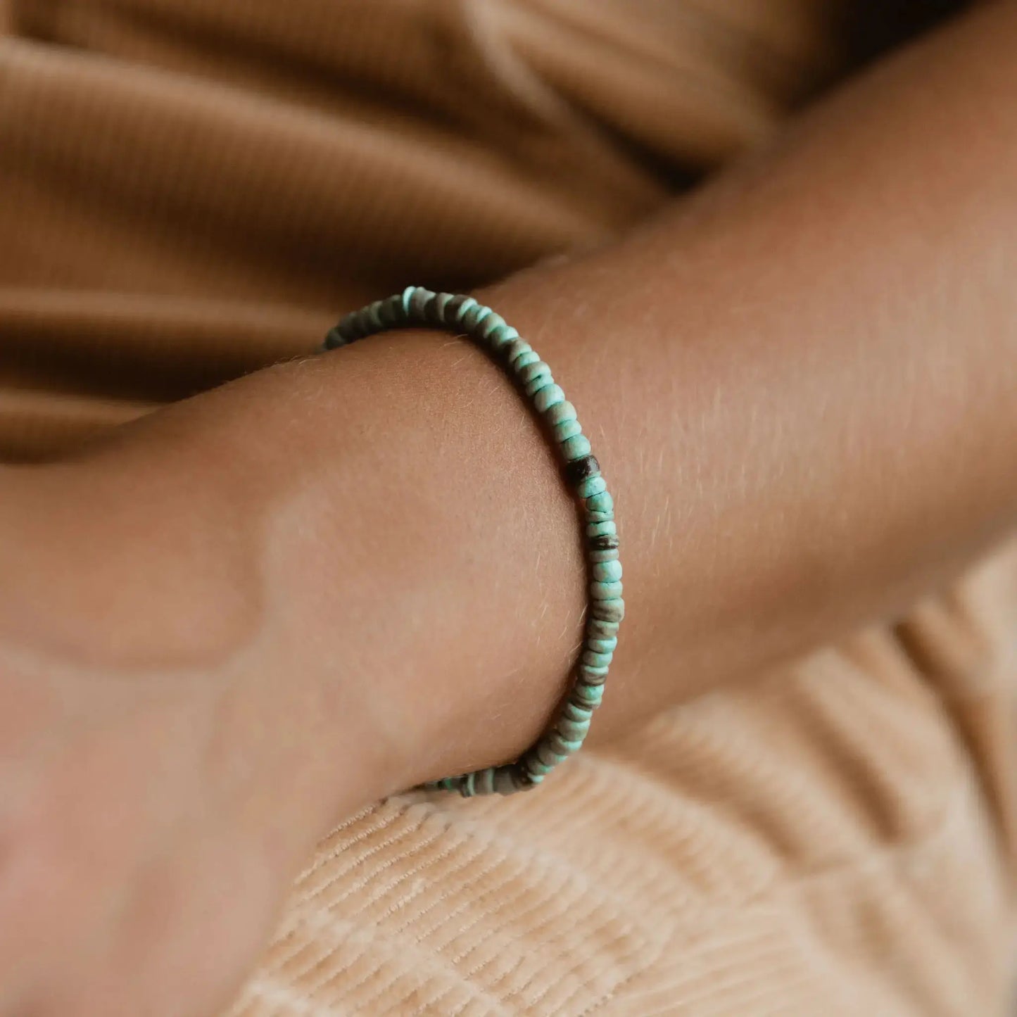 Coconut Wood Beaded Beach Bracelet