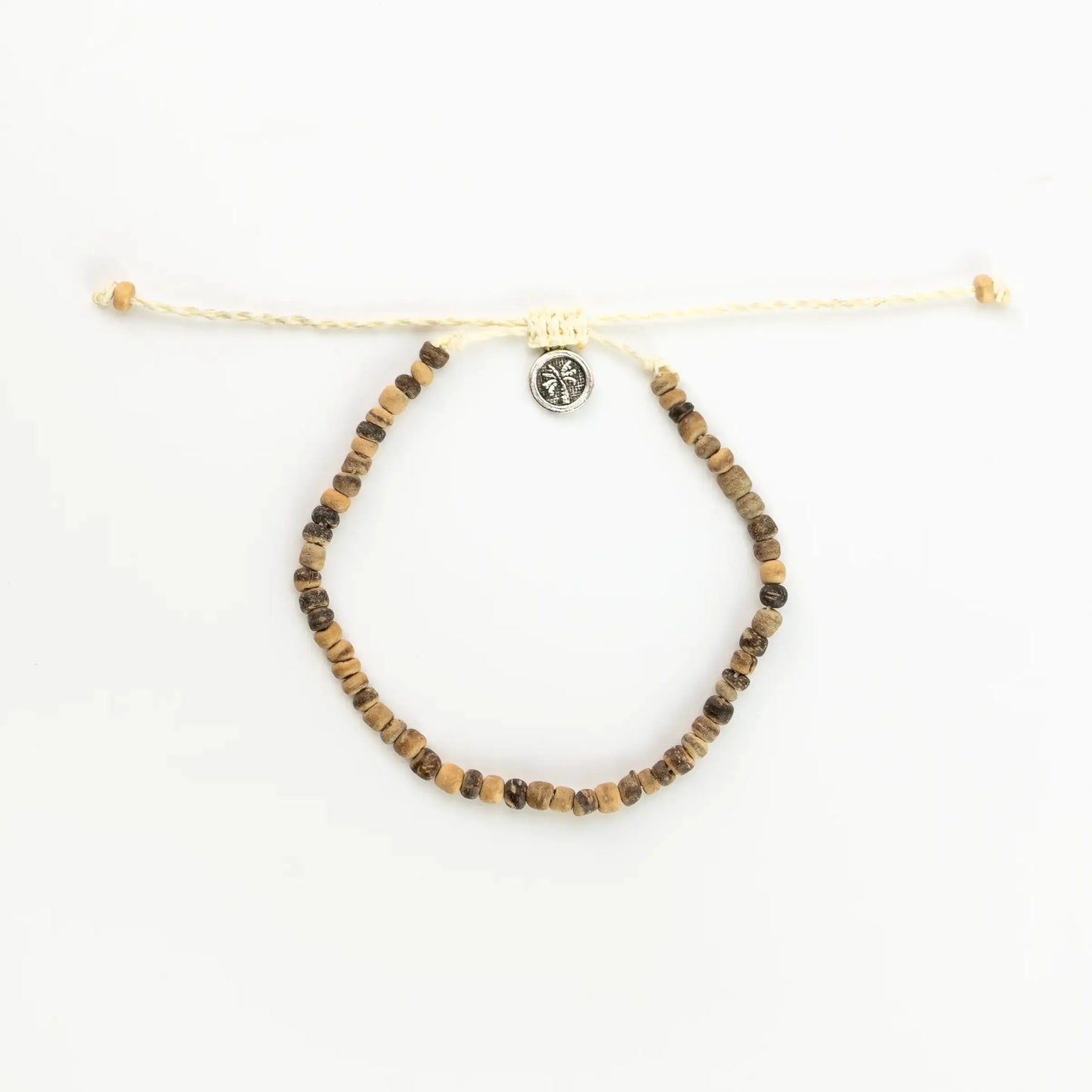 Coconut Wood Beaded Beach Bracelet
