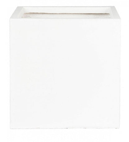 IDEALIST Lite Contemporary Flower Box Square Garden Planter, Light Concrete Outdoor Plant Pot H30 L30 W30 cm, 27L