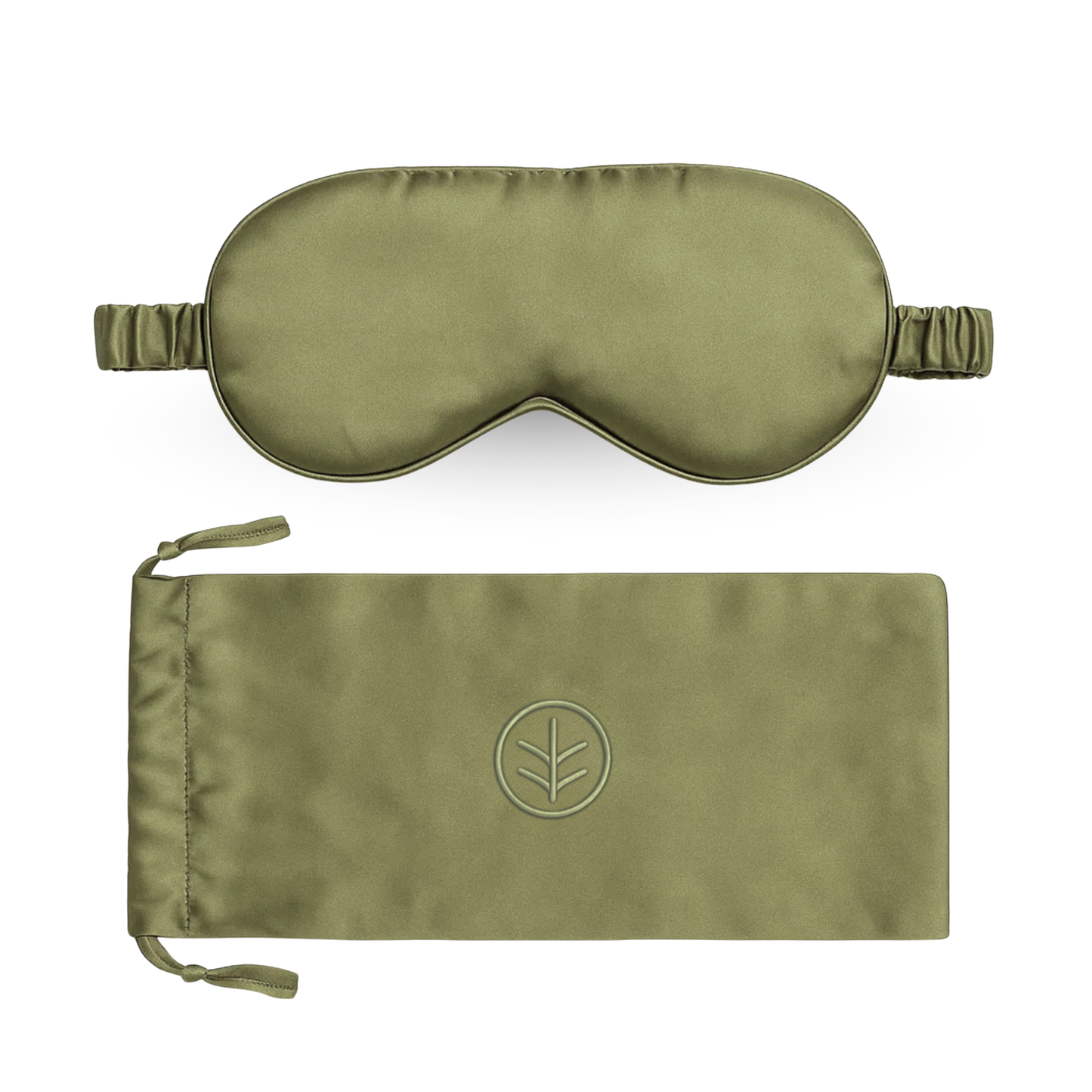 Essential Silk Sleep Eye Mask in Sage (Eucalyptus Silk)