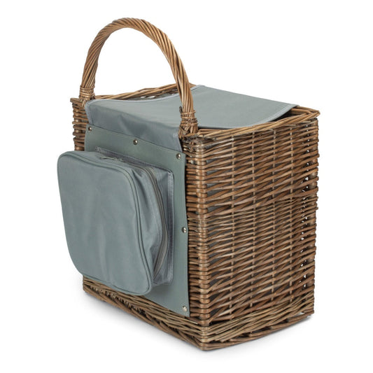 2 Person Chiller Wicker Beach Picnic Basket-1