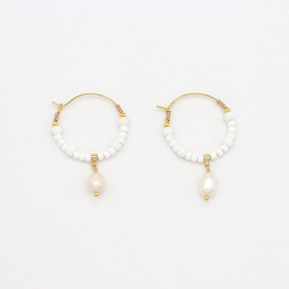 Giada Gegambar Wire Hoop Earrings