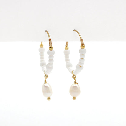 Giada Gegambar Wire Hoop Earrings