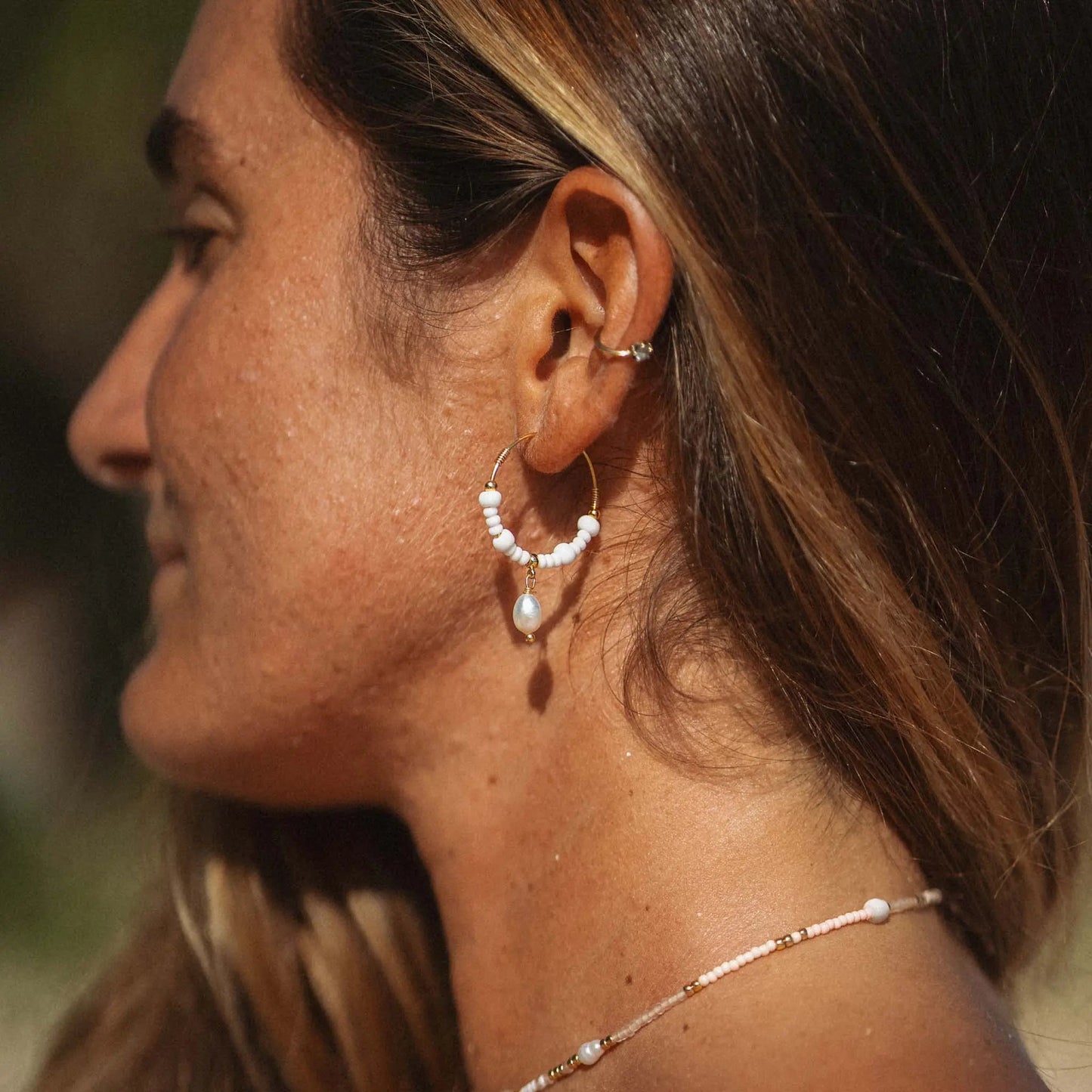 Giada Gegambar Wire Hoop Earrings
