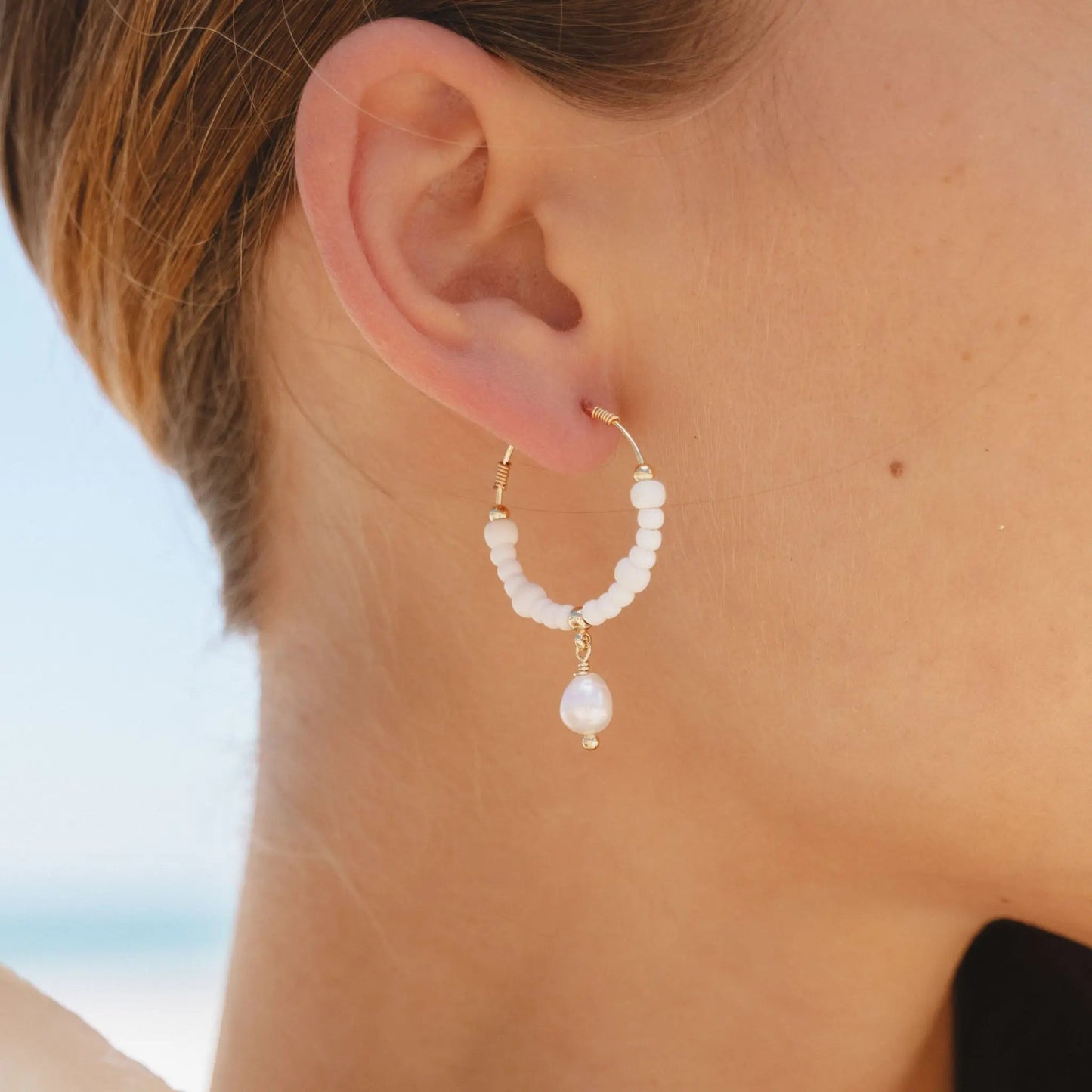 Giada Gegambar Wire Hoop Earrings