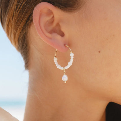 Giada Gegambar Wire Hoop Earrings