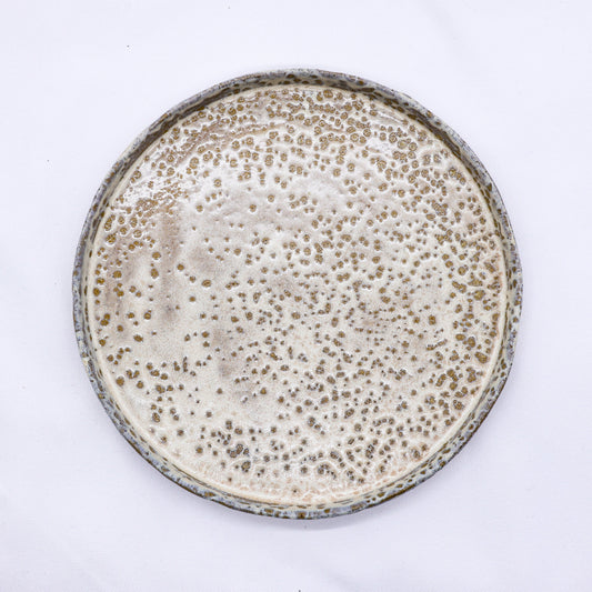 27 cm Saltfoam Stoneware Handmade Ceramic Dinner Plate