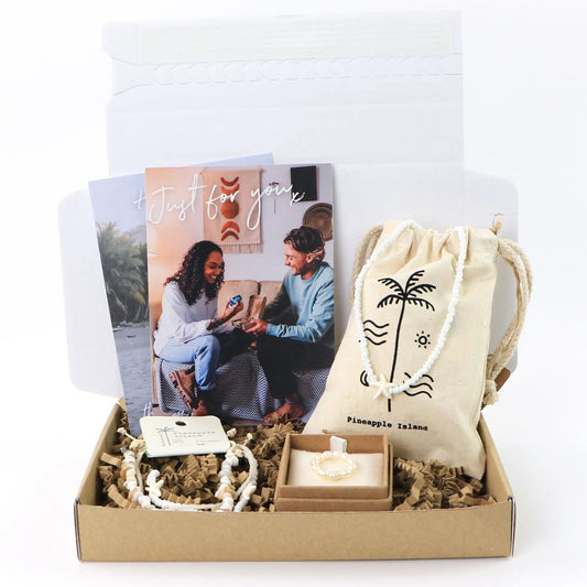 Tidepool Starfish & Pearls Letterbox Jewellery Set