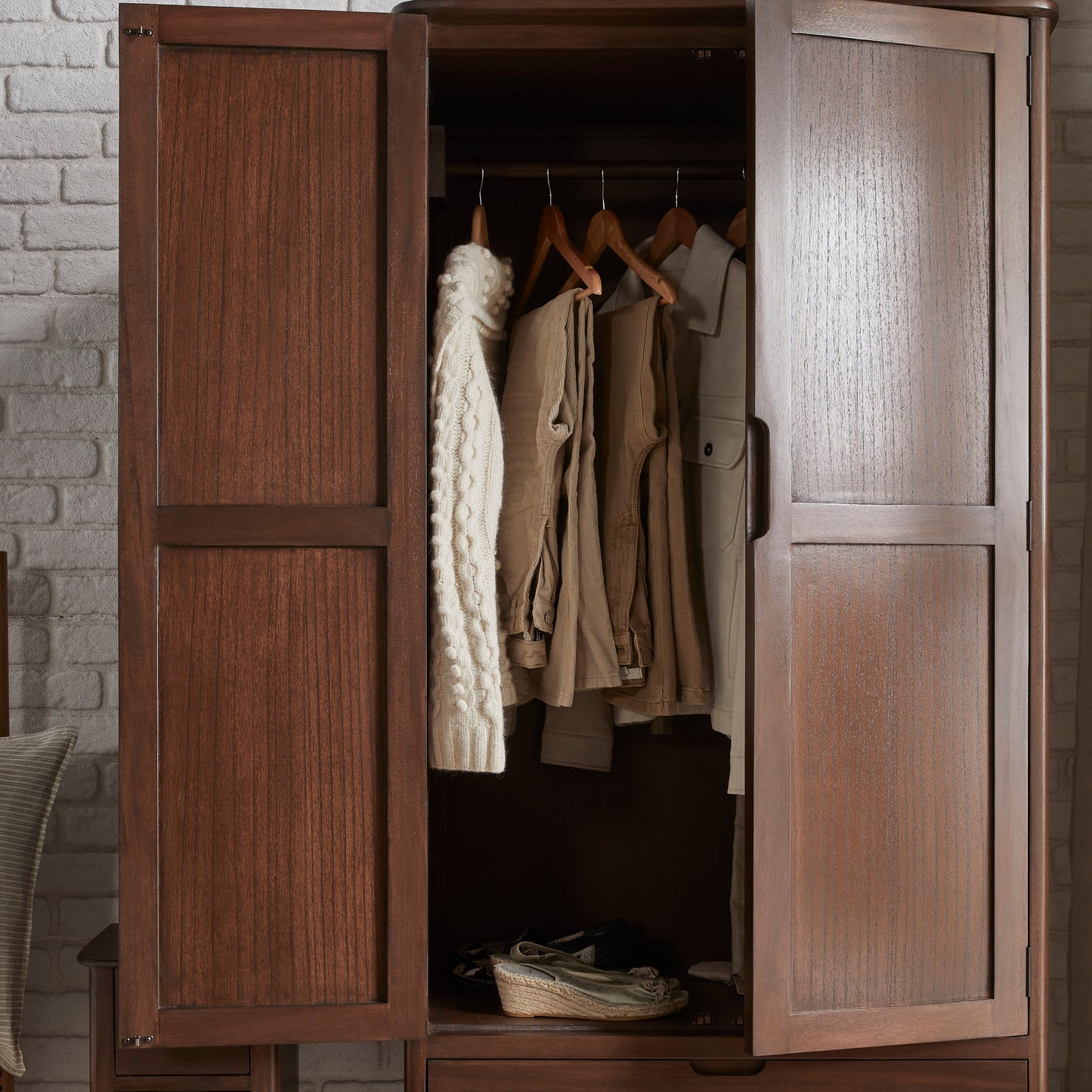 Norway Walnut Wardrobe