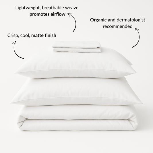Bed Sheet Set (Organic Cotton Percale)
