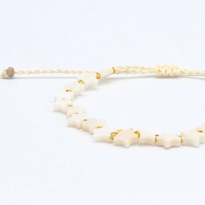 Surgawi Mother of Pearl Star Bracelet