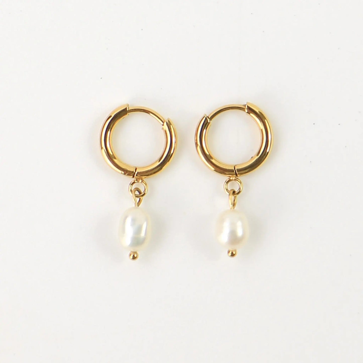 Freshwater Pearl Hoop Earring Set