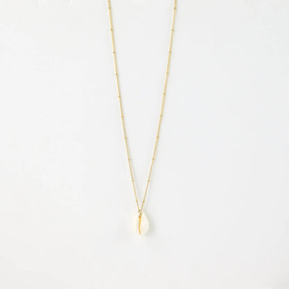 Cowrie Shell Chain Necklace