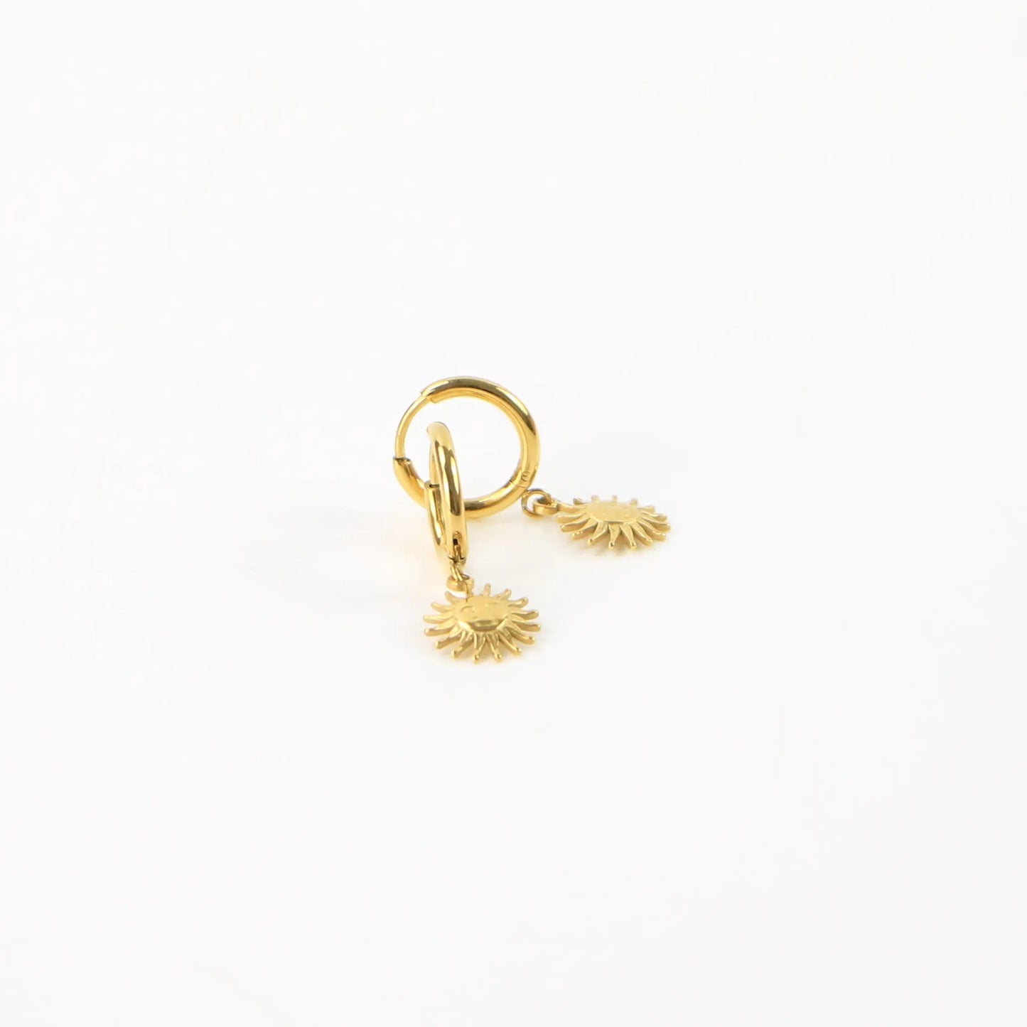 Sun Hoop Earrings