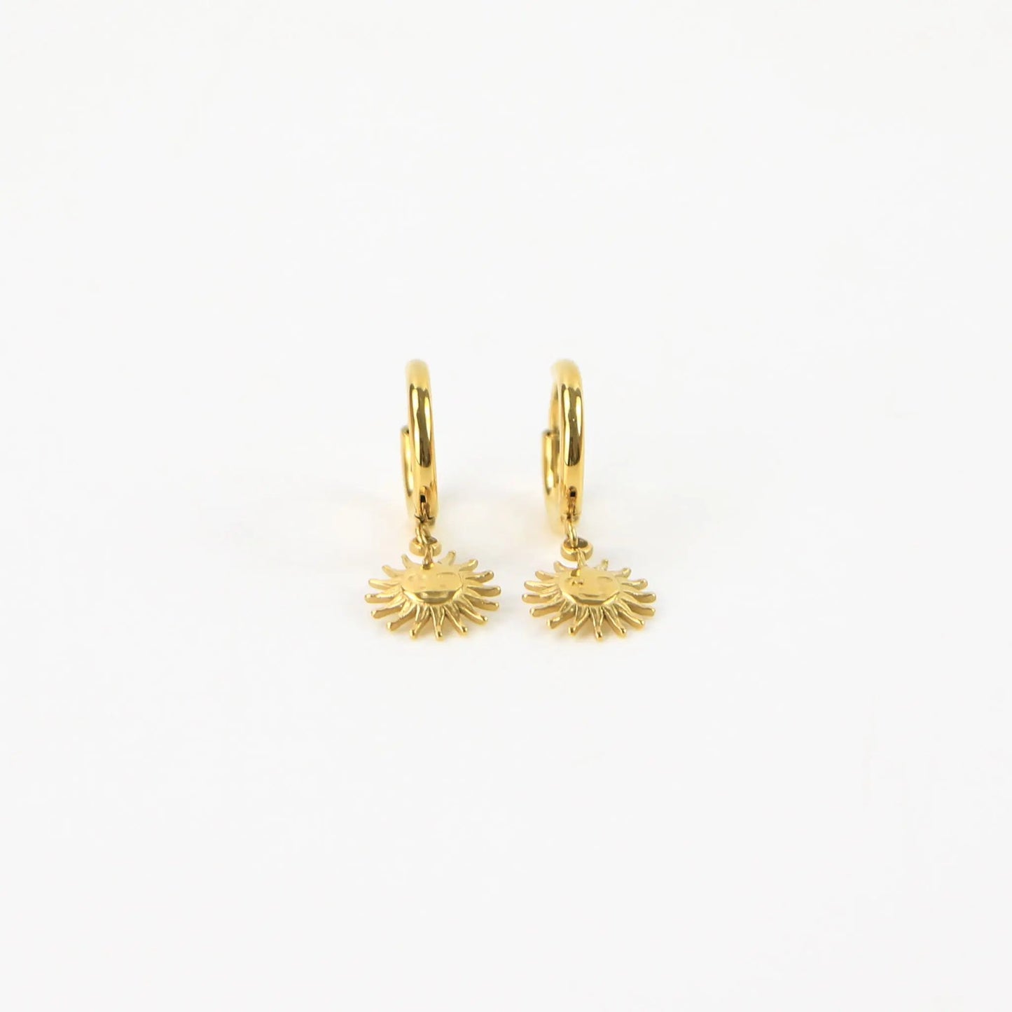 Sun Hoop Earrings