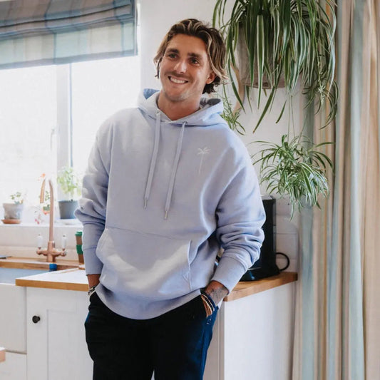 Palm Tree Embroidered Hoodie