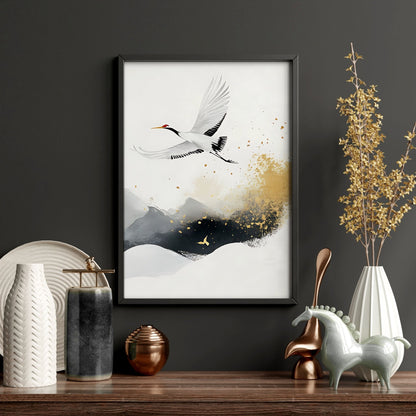 Art For Huge Wall | Set of 3 Asian Inspired Wall art Prints