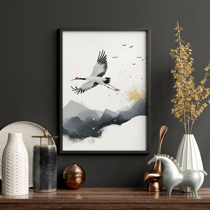 Art For Huge Wall | Set of 3 Asian Inspired Wall art Prints