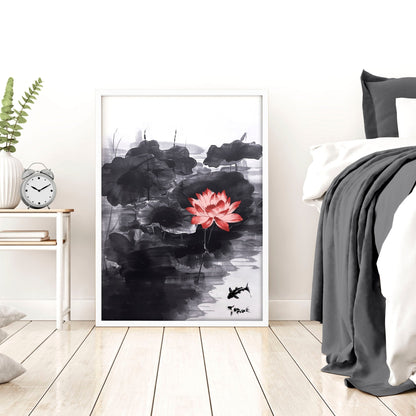 Art Modern Prints | Set of 3 Asian Inspired Wall art Prints
