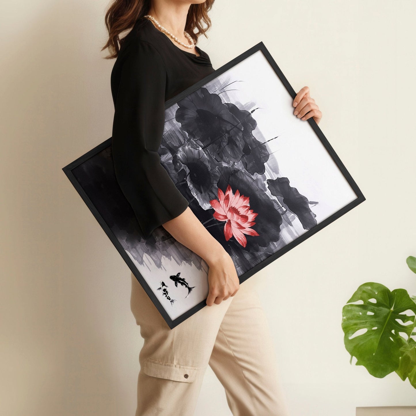 Art Modern Prints | Set of 3 Asian Inspired Wall art Prints