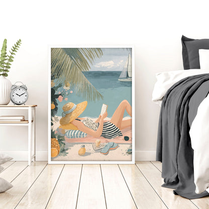 Art Print With Frame | Set of 3 Italian Lifestyle Wall art Prints