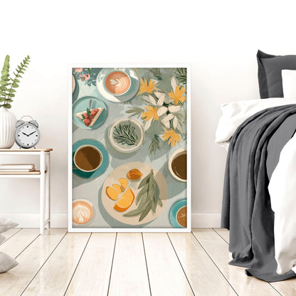 Art Print With Frame | Set of 3 Italian Lifestyle Wall art Prints