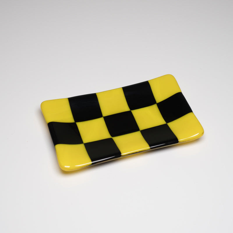 15x8cm Chequered Dual Coloured Medium Tray - Bullseye Collection