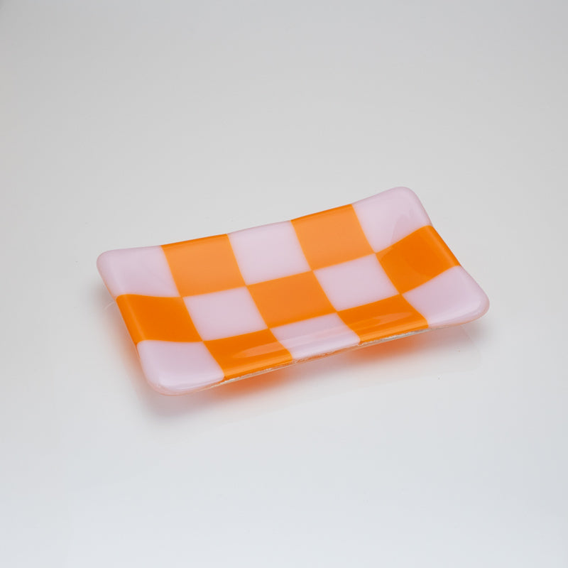 15x8cm Chequered Dual Coloured Medium Tray - Bullseye Collection