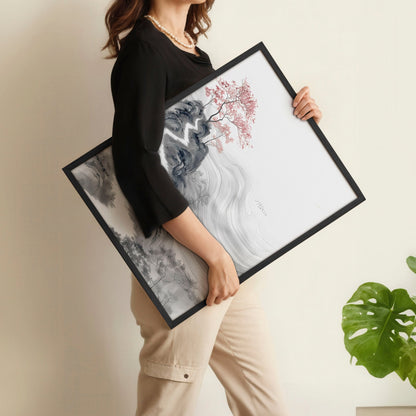 Framed Gallery Wall | Set of 3 Asian Inspired Wall art Prints