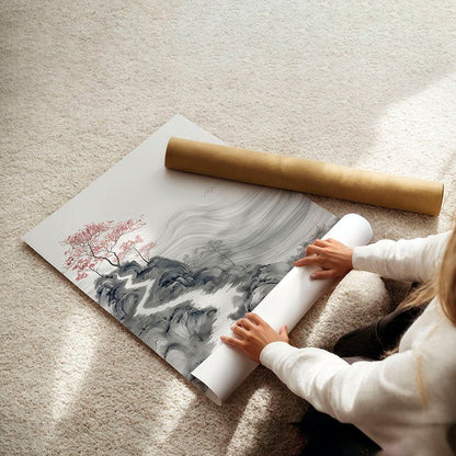 Framed Gallery Wall | Set of 3 Asian Inspired Wall art Prints